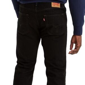 Levi’s 505 Straight Leg Black Jeans Size 34/32